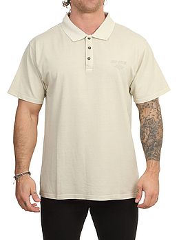 Ripcurl Fade Out Emb Polo Shirt Vintage White