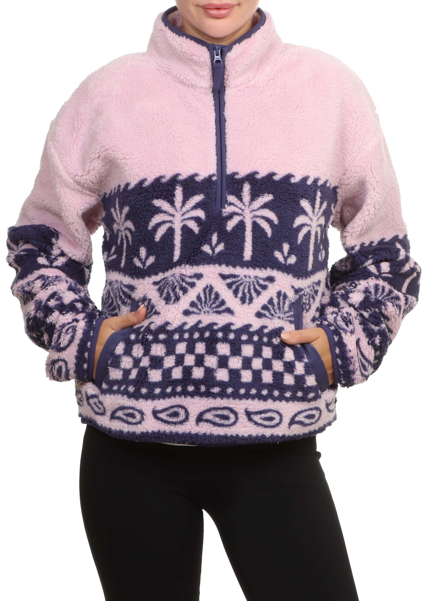 Ripcurl Bossa Nova 1/4 Zip Fleece Lilac