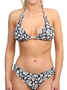 Ripcurl Las Flores Sliding Tri Bikini Top Navy
