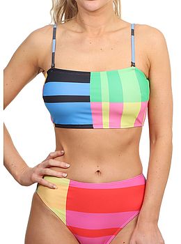 Ripcurl Las Dalias Crop Bikini Top Multi
