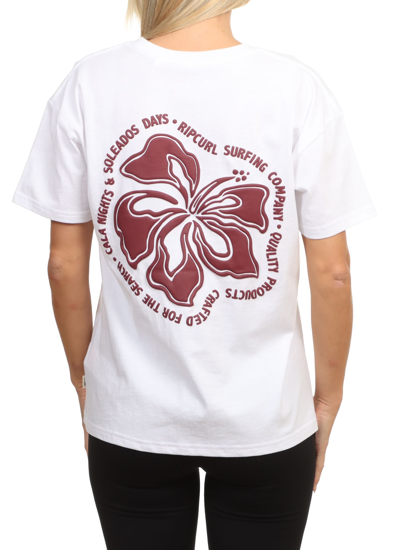 Ripcurl Surf Puff Party Pack Relaxed Tee White