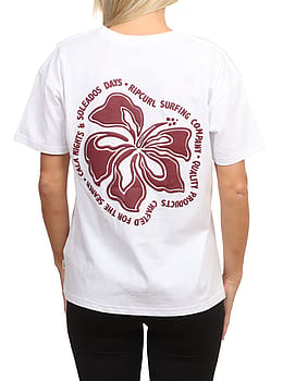 Ripcurl Surf Puff Party Pack Relaxed Tee White