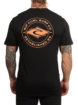 Ripcurl Staple Tee Black