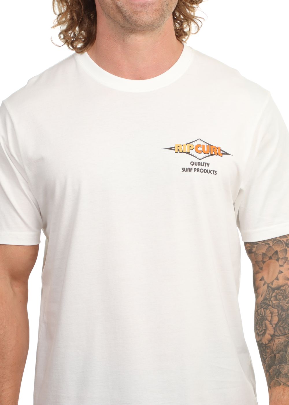 Ripcurl Surf Revival Decal Tee Bone