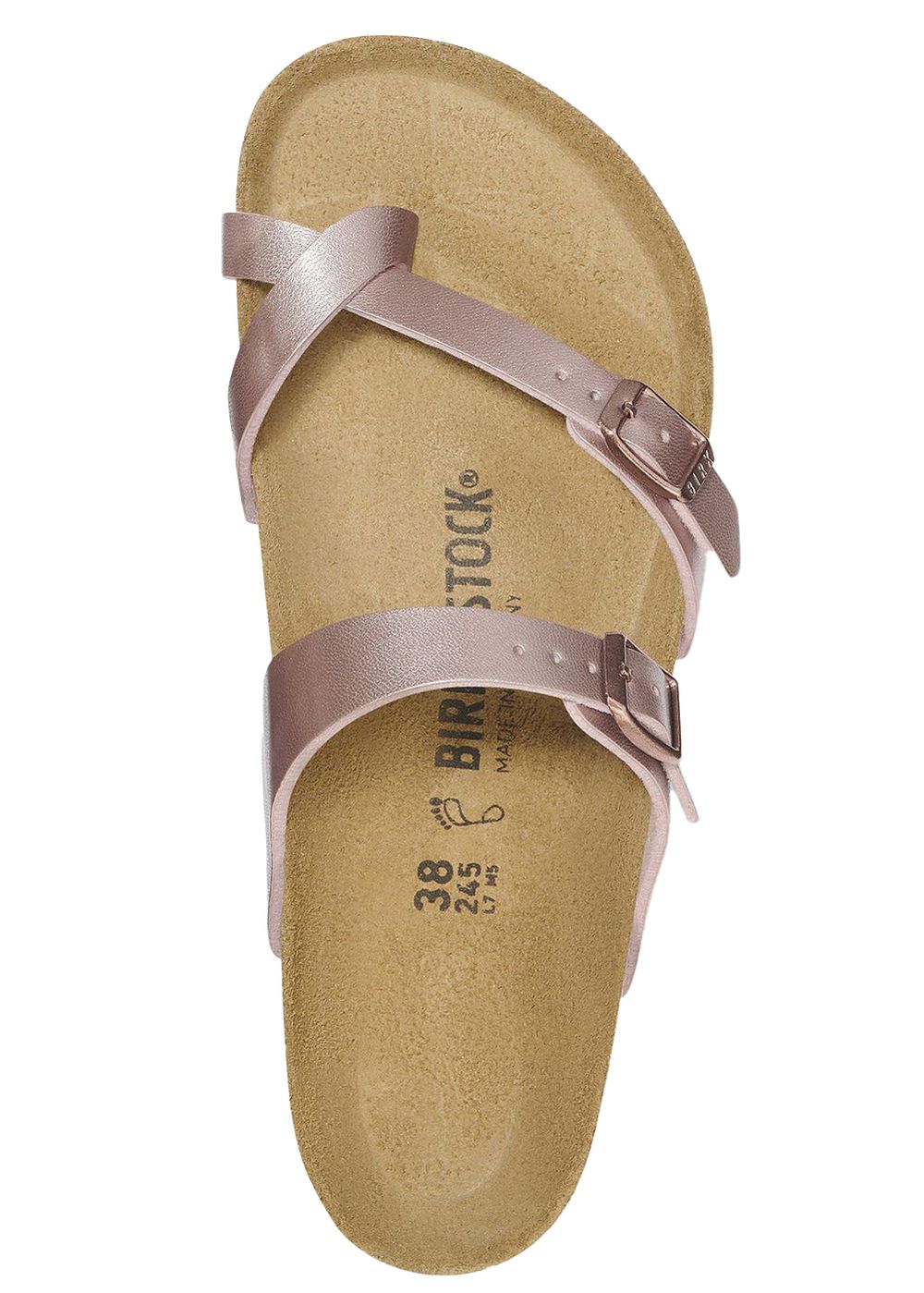 Birkenstock Mayari Birko Flor Sandals Copper