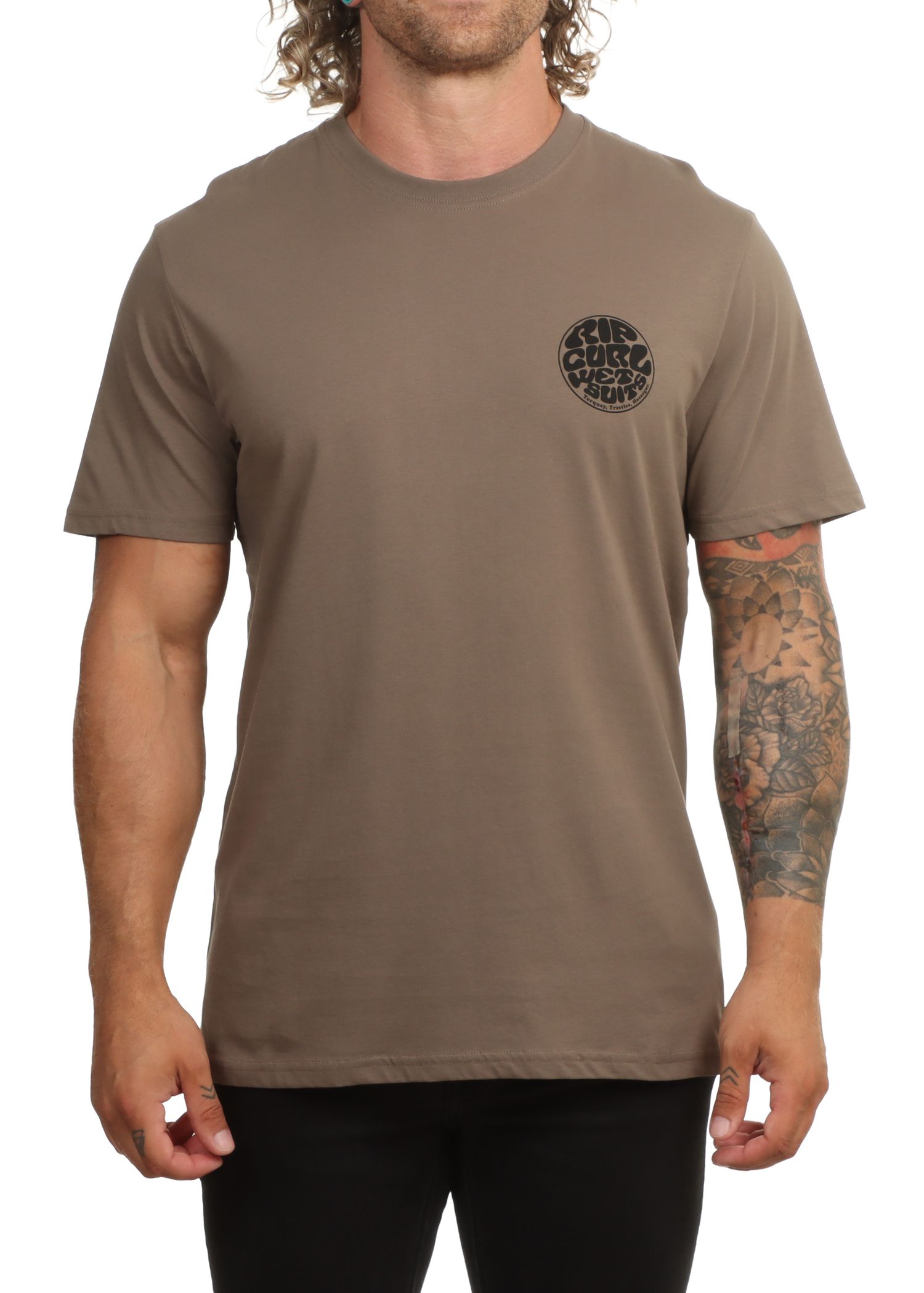Ripcurl Wettie Icon Tee Walnut