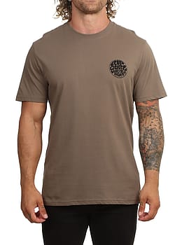 Ripcurl Wettie Icon Tee Walnut