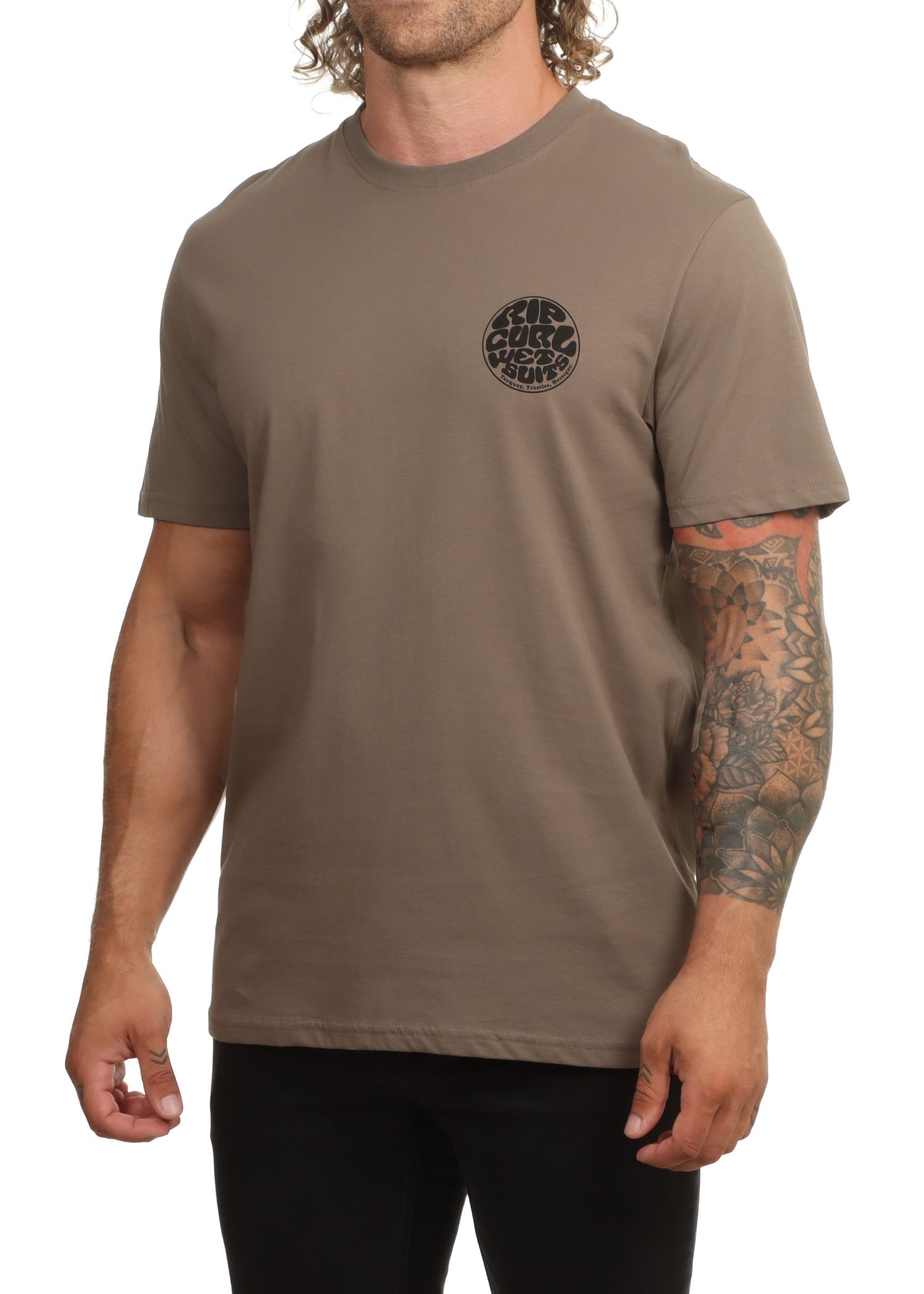 Ripcurl Wettie Icon Tee Walnut