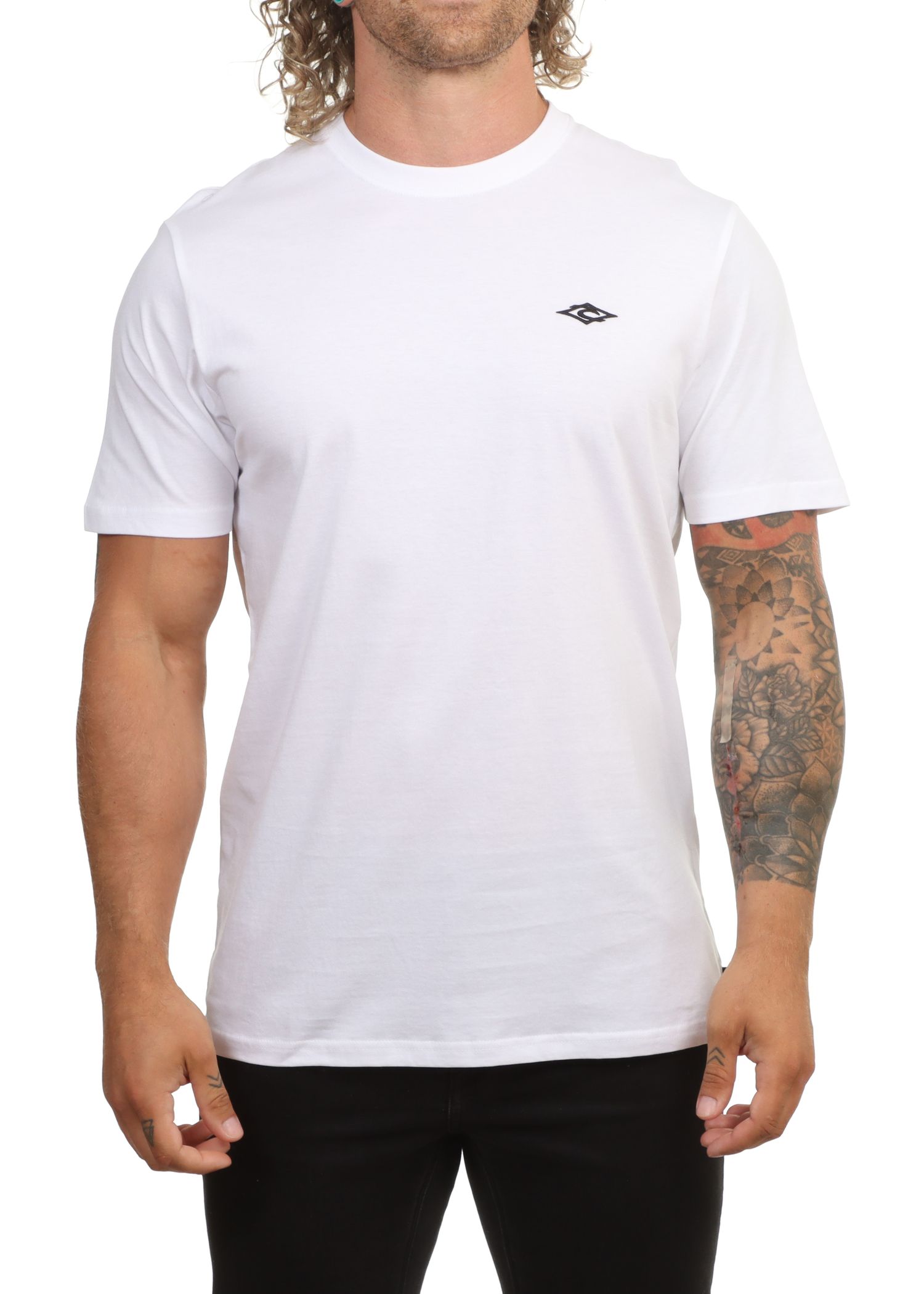 Ripcurl Streamline Embroid Tee White