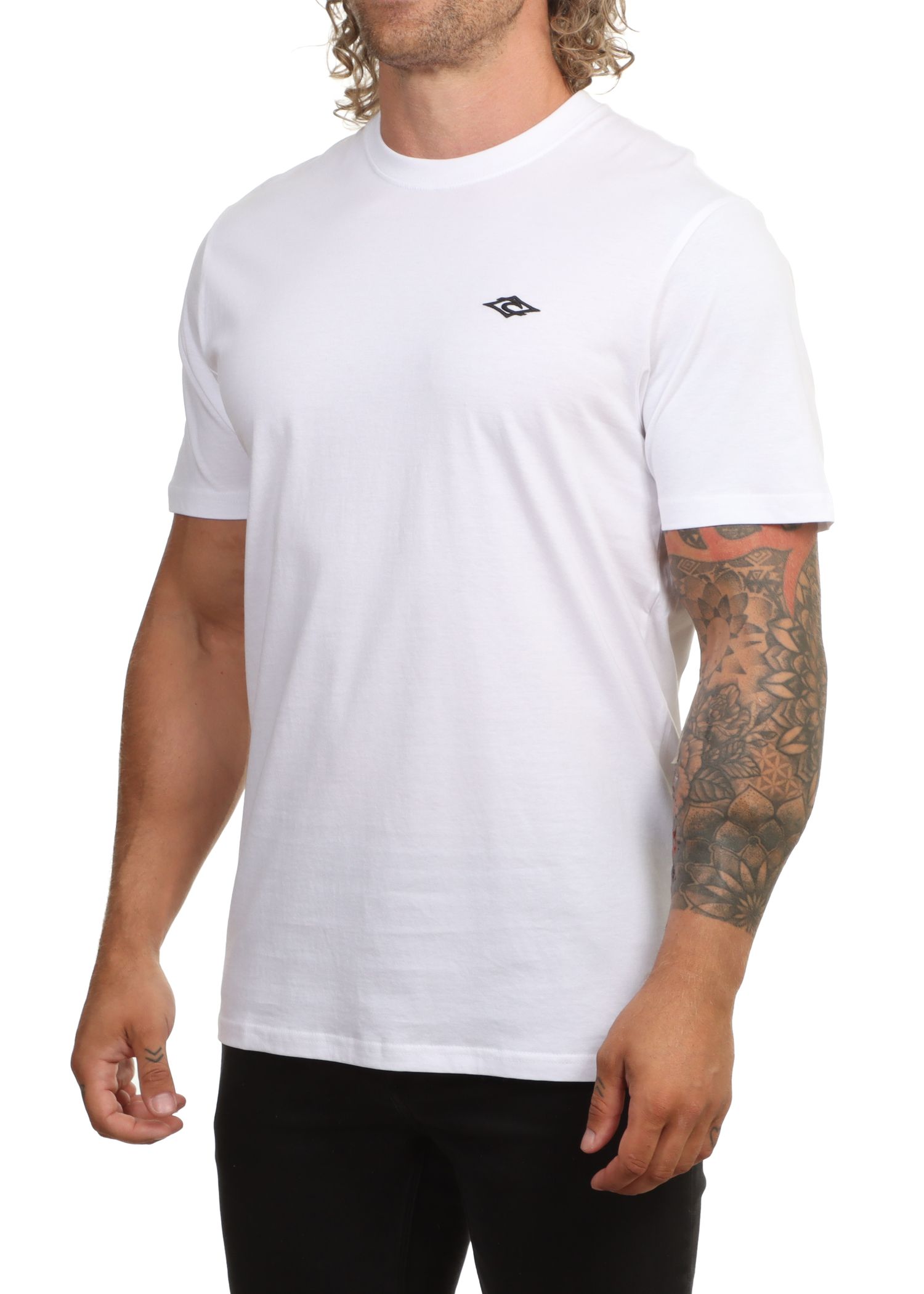 Ripcurl Streamline Embroid Tee White