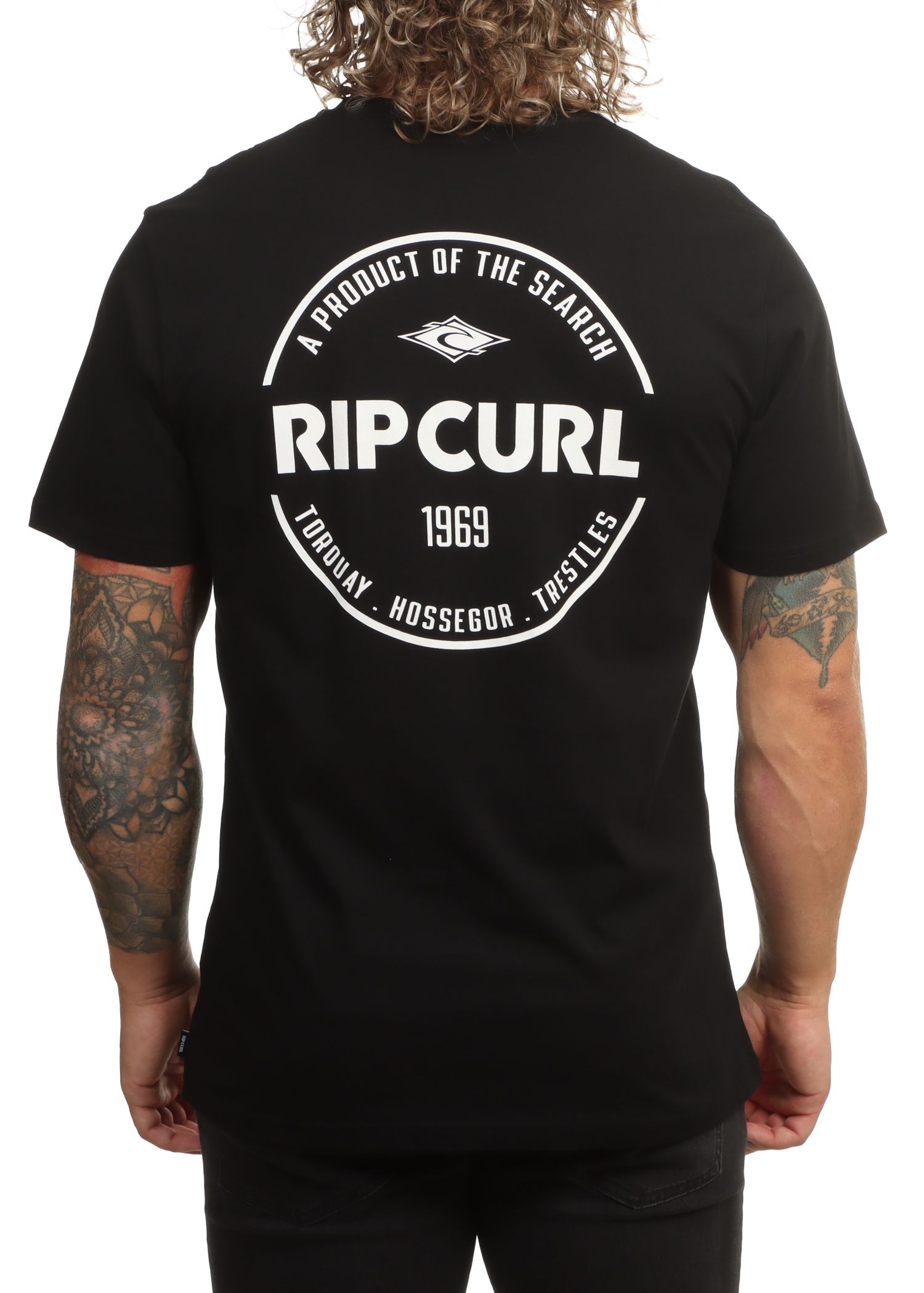 Ripcurl Staple Tee Black