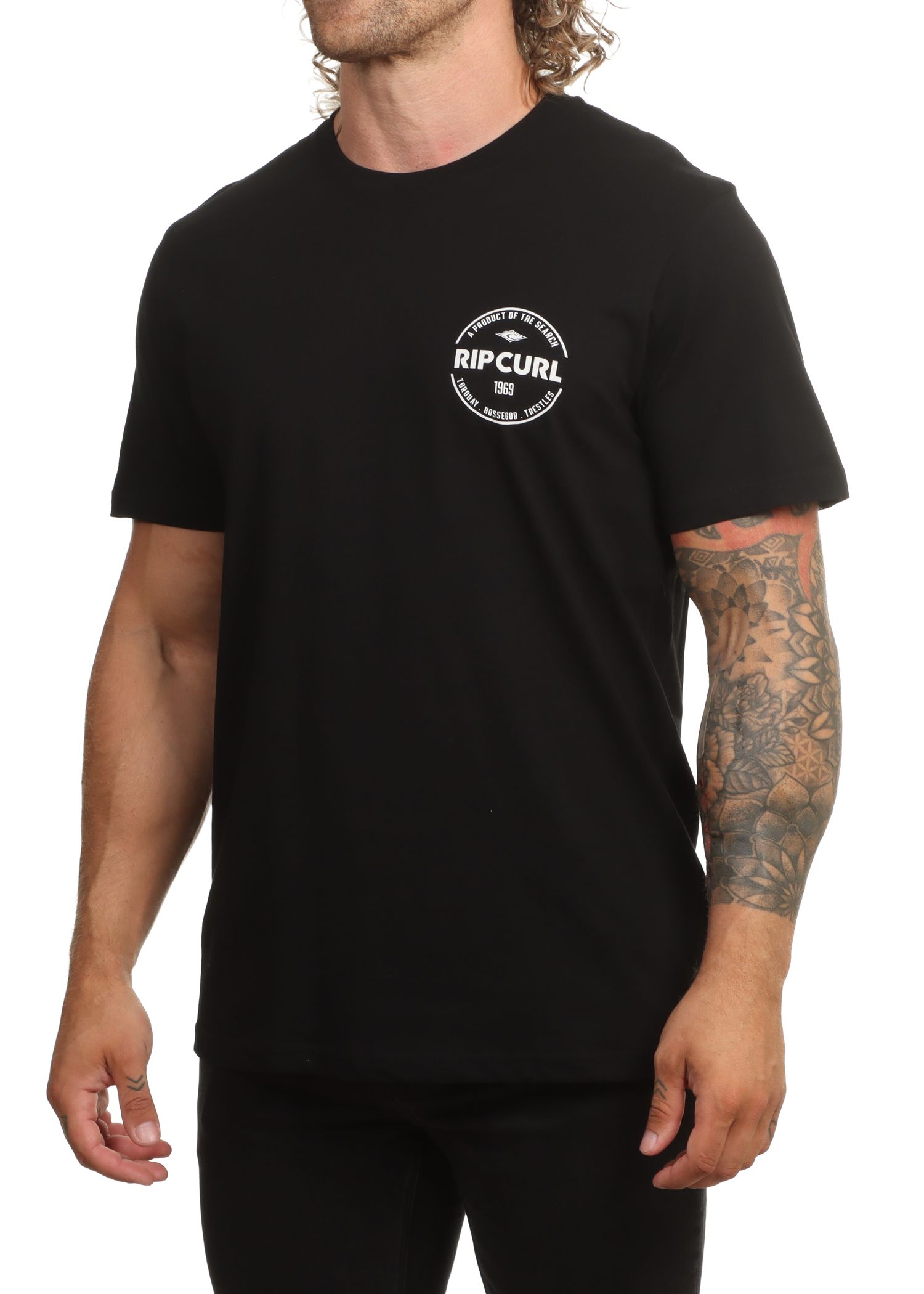 Ripcurl Staple Tee Black