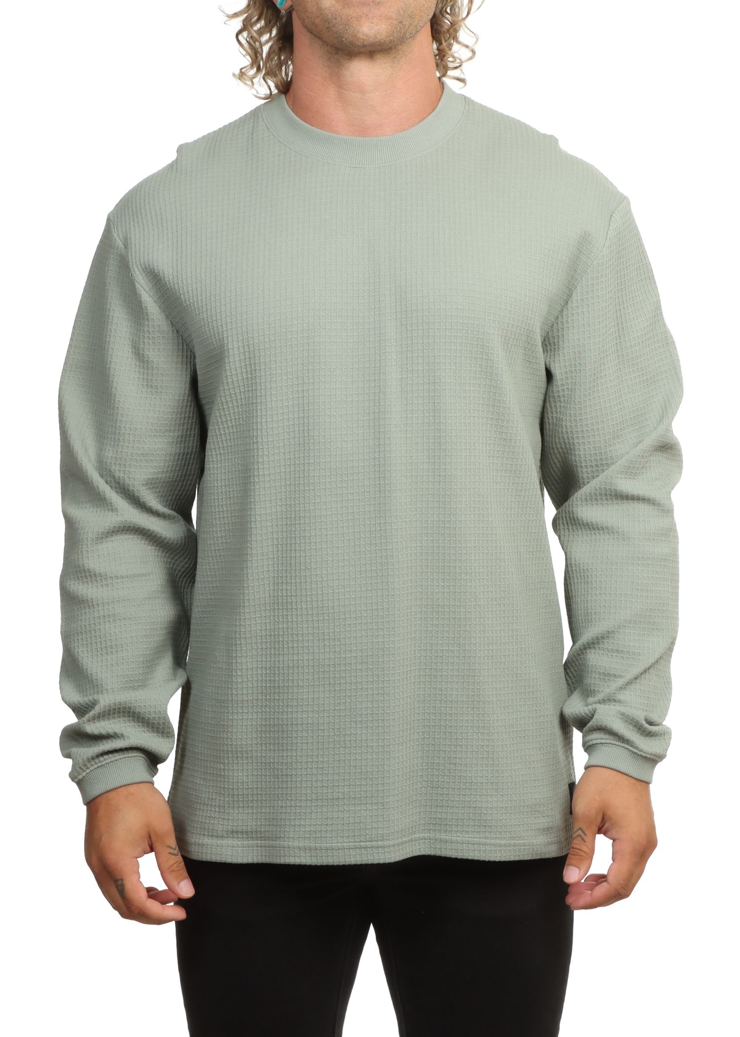Ripcurl Premium Surf Waffle Long Sleeve Sage