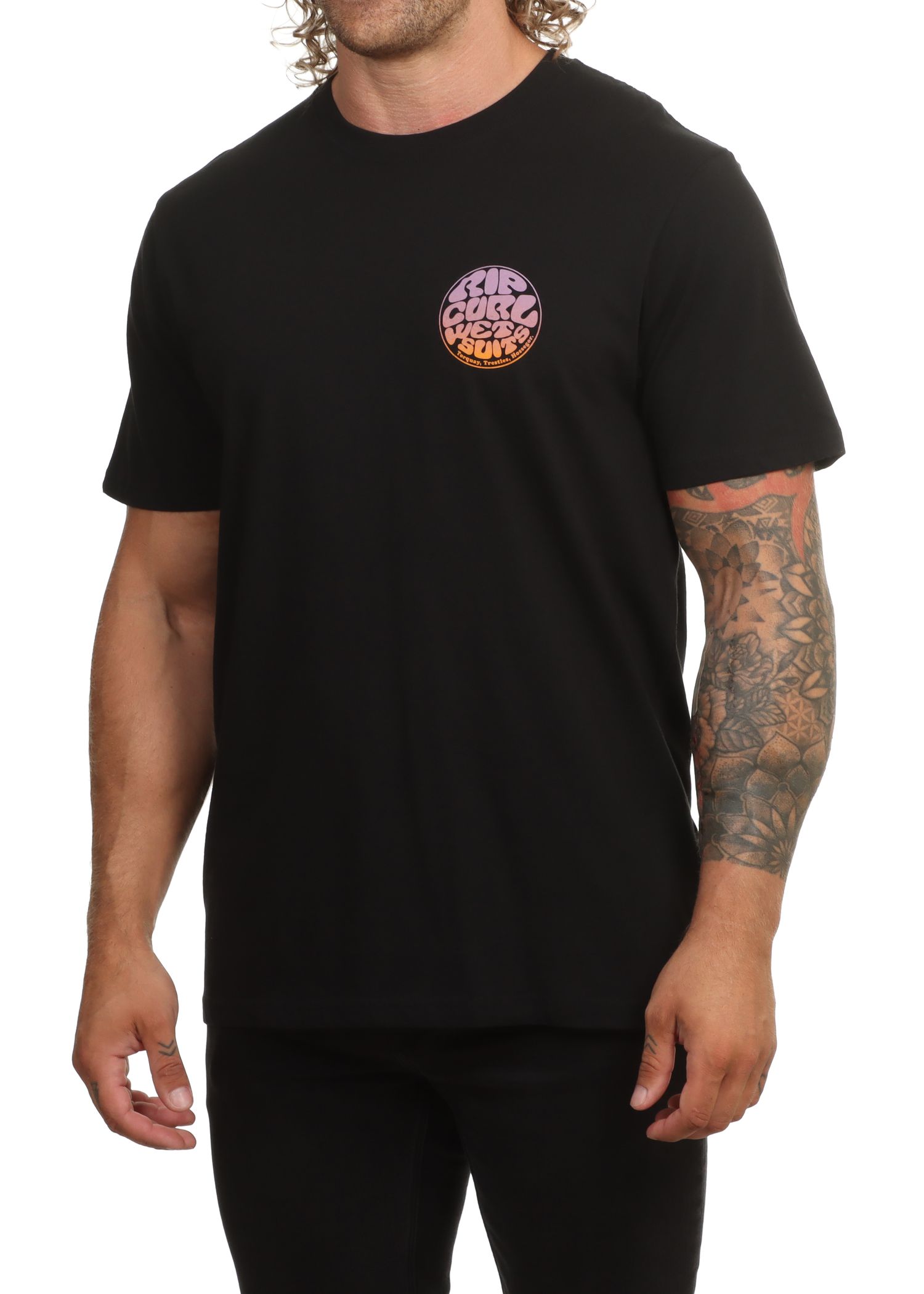 Ripcurl Wettie Passage Icon Tee Black