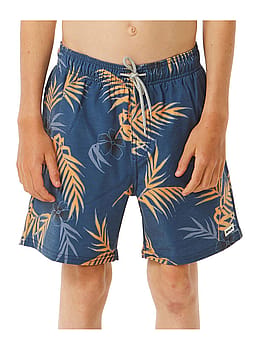 Ripcurl Boy Surf Revival Floral Volleys Navy