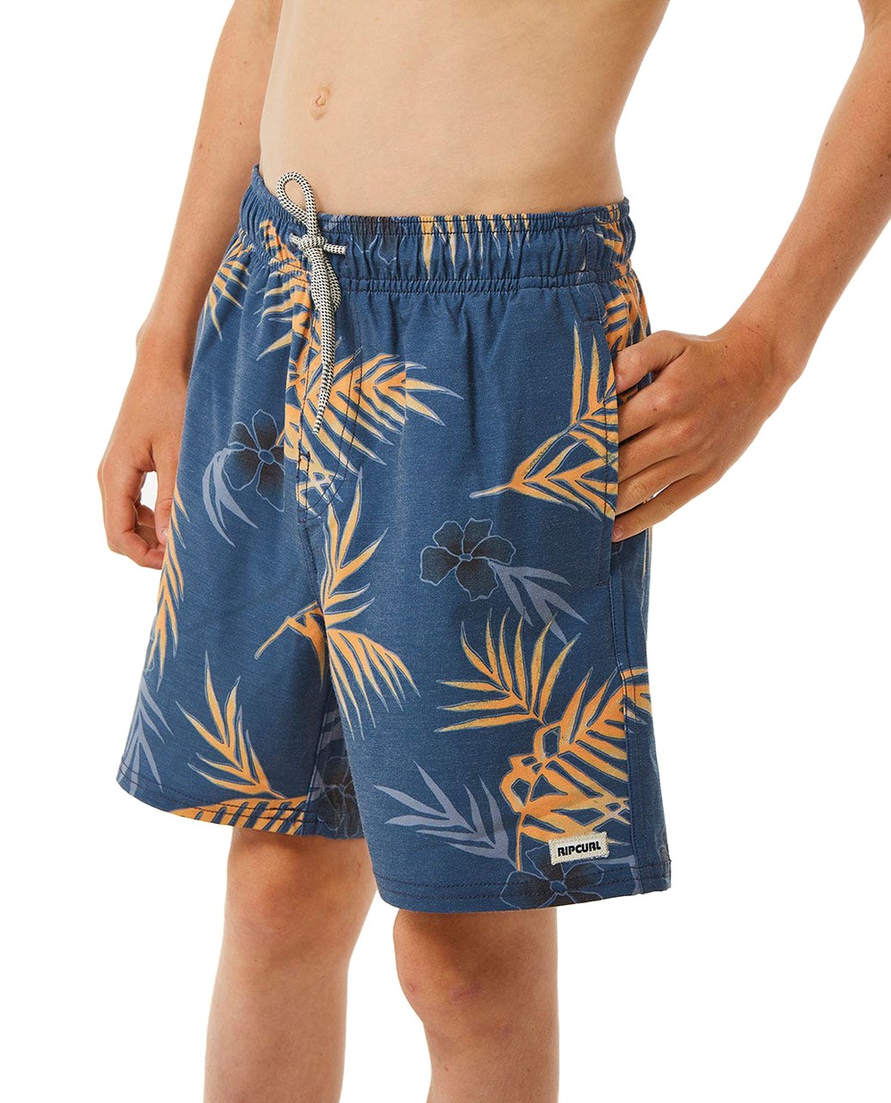 Ripcurl Boy Surf Revival Floral Volleys Navy