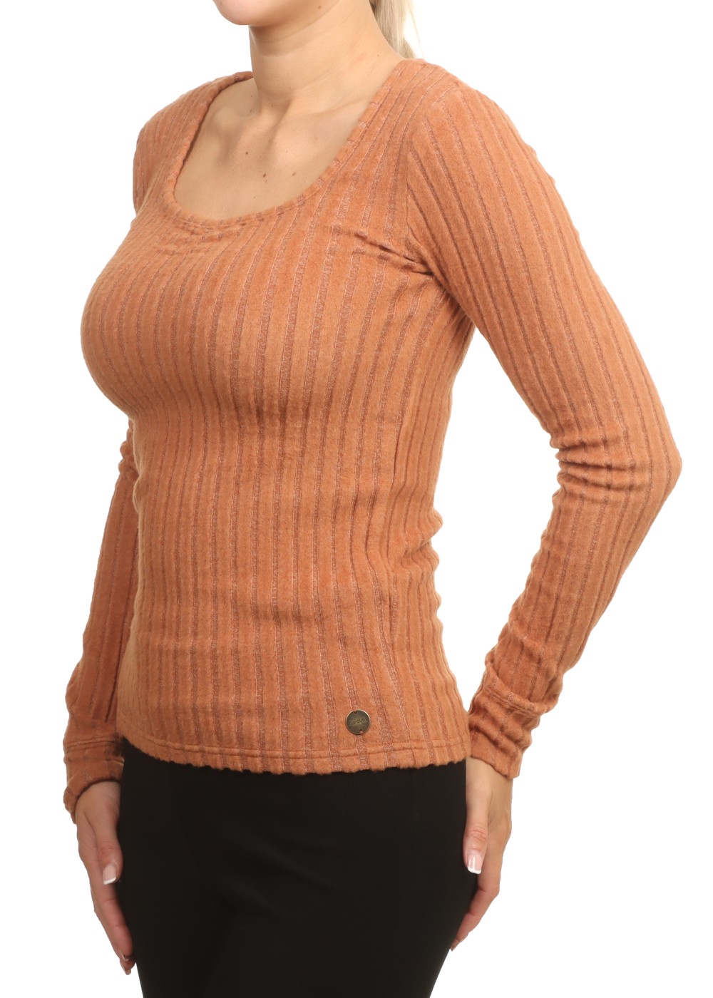 Ripcurl Open Neck Cosy Sweater Light Brown