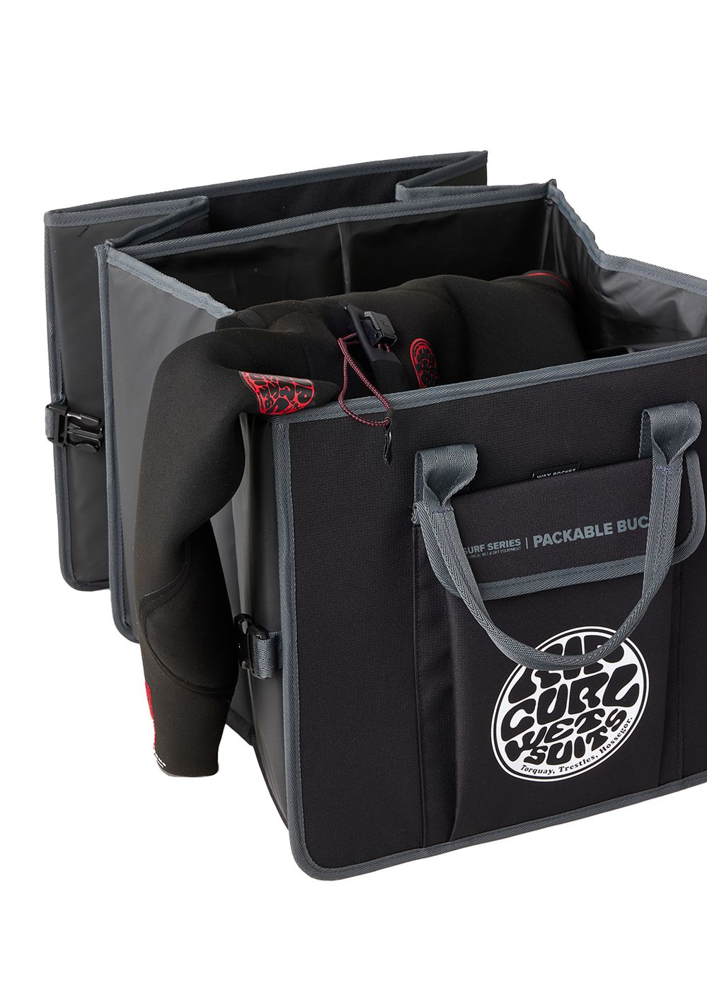 Ripcurl Surf Series Anti Chaos Bucket Black Grey