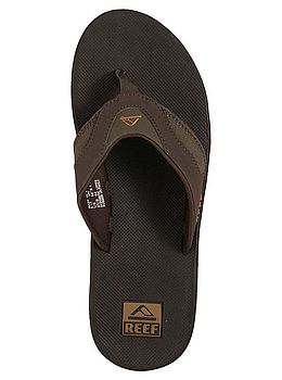Reef Fanning Flip Flops Brown/Gum