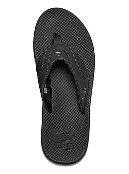Reef Fanning Flip Flops All Black