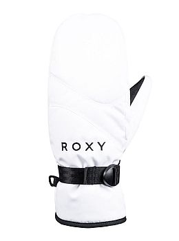 Roxy Jetty Solid Snow Mitts Bright White