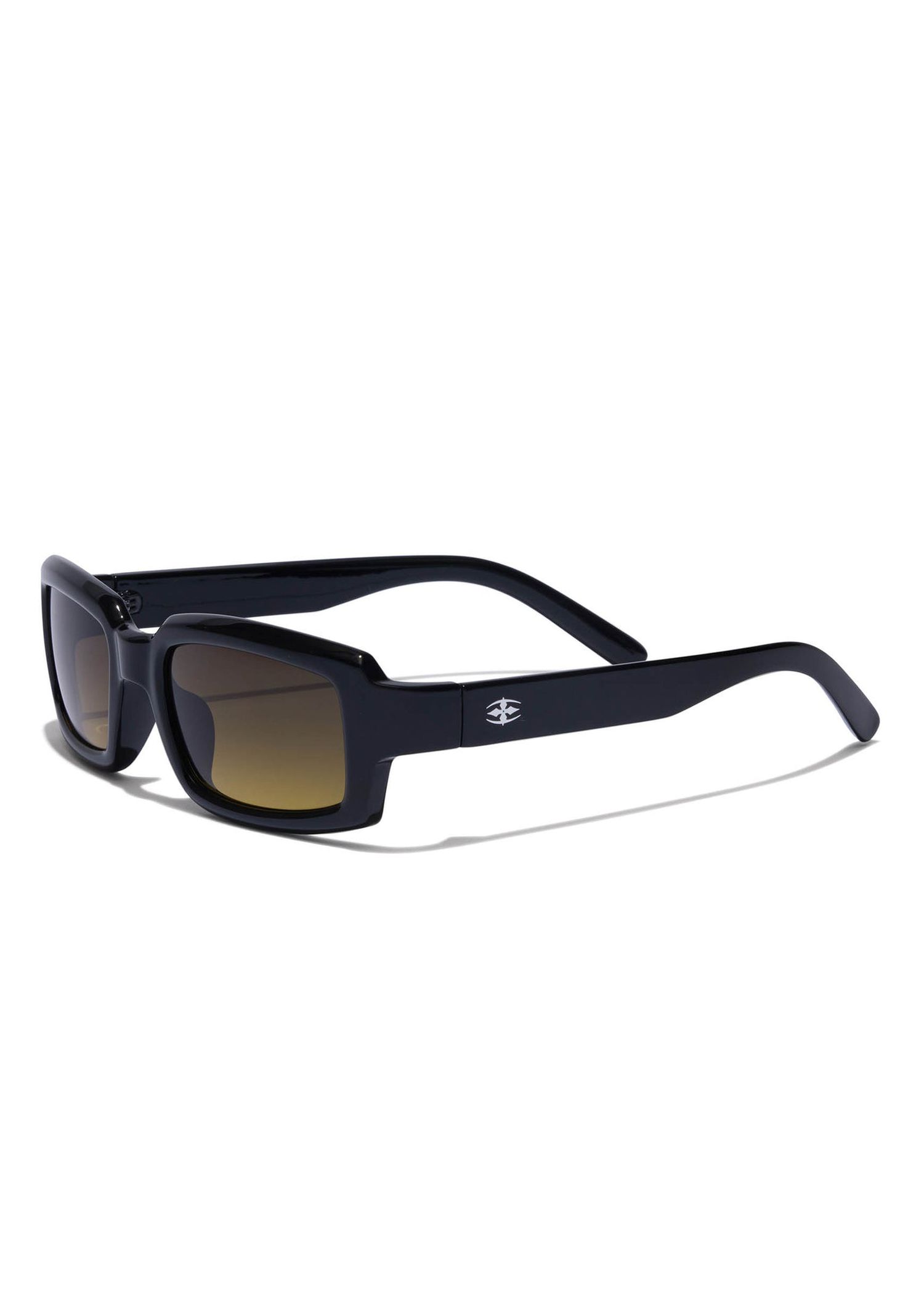 Ritual Vision Interceptor Sunglasses Polished Black Amber Fade