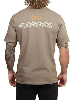 Florence Marine X Logo Halftone Tee Moss Grey