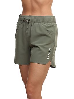 Roxy Sea Boardshorts Da Donna - 12,7 Cm, Vita Elasticizzata, In Poliestere Riciclato Ed Elastan, Colore Vari