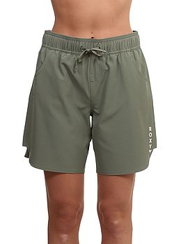 Roxy Wave 7 Inch Boardshorts Agave Green