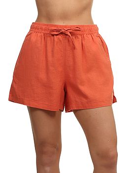 Roxy Lekeitio Break Mid Shorts Apricot Brandy Orange