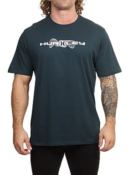 Hurley The Globe Tee Armored Navy