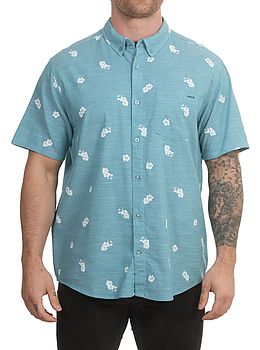 Hurley One And Only Stretch Shirt Tahitian Teal