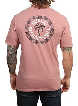 Hurley Palm Tee Phantom Rose