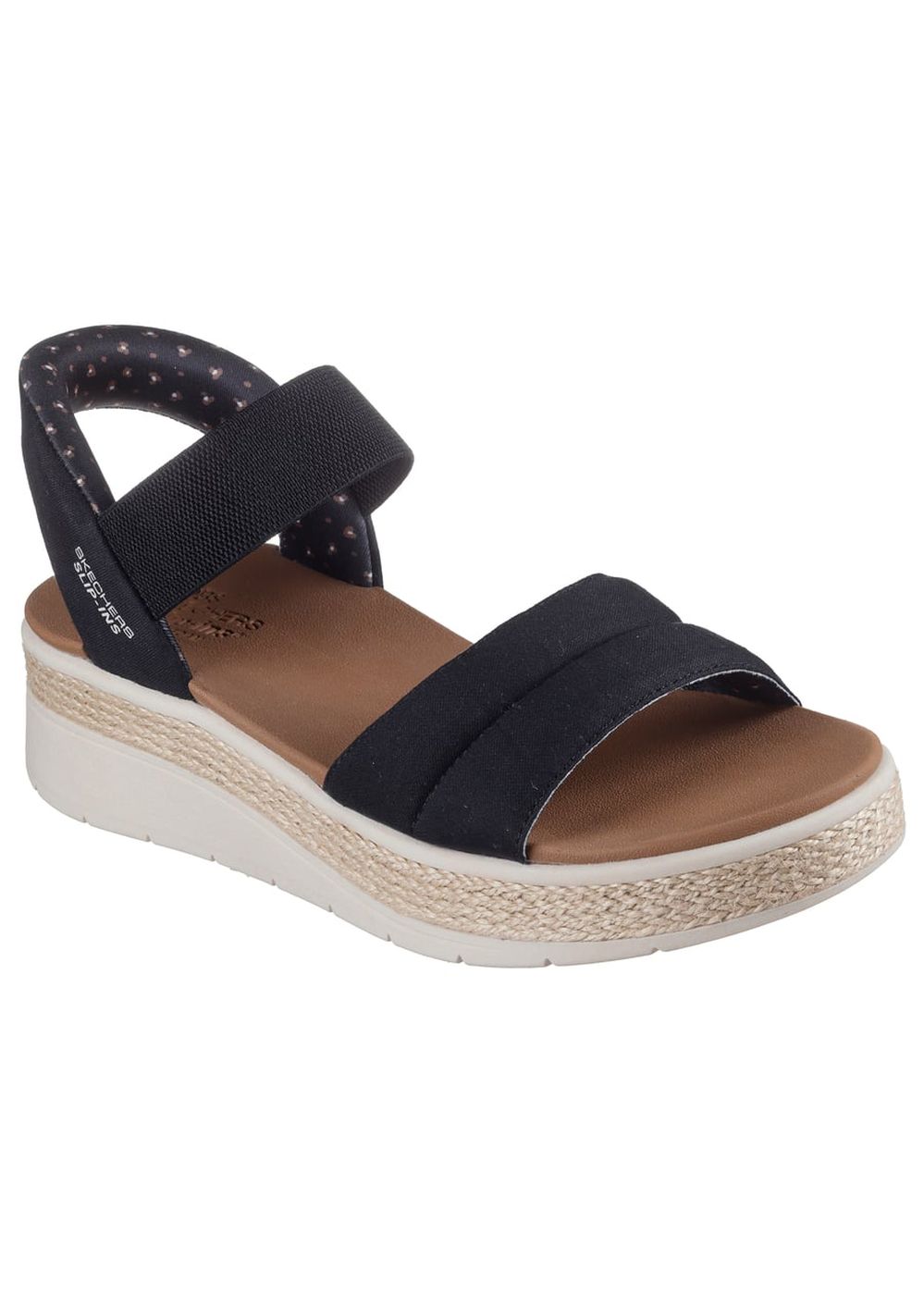 Skechers Bobs Sun Ray Slip In Sandals Black