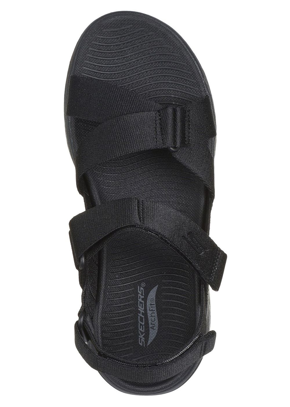 Skechers Go Walk Arch Fit Sandal Attract Black