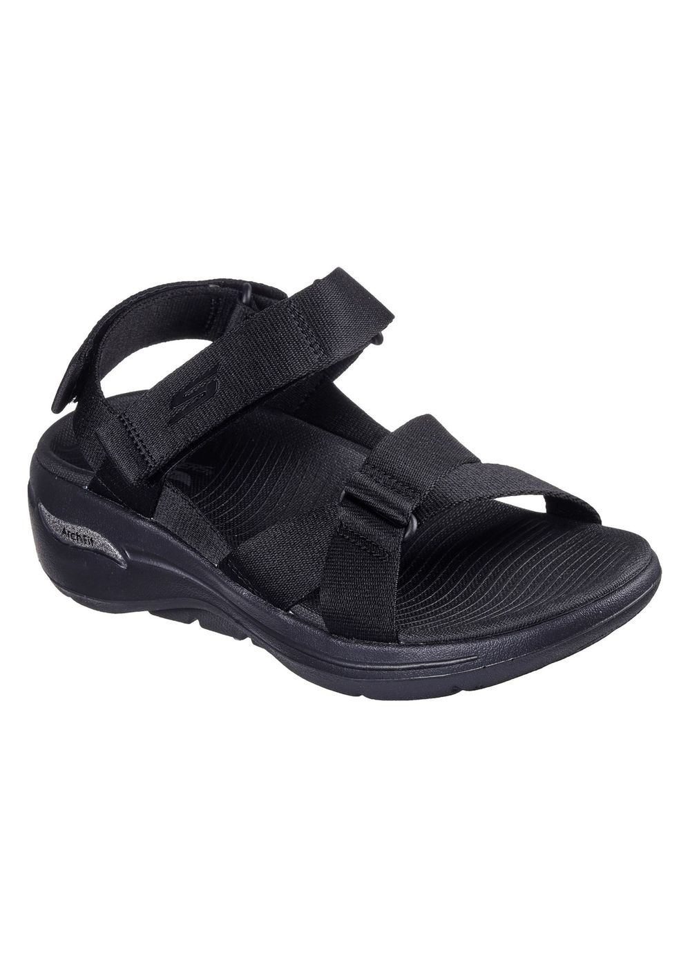 Skechers Go Walk Arch Fit Sandal Attract Black