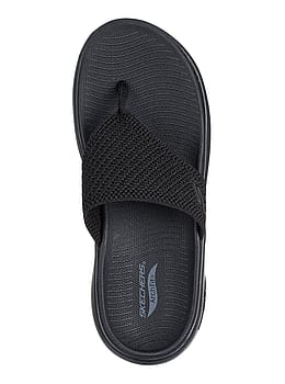 Skechers Go Walk Arch Fit 2.0 Flip Flops Black