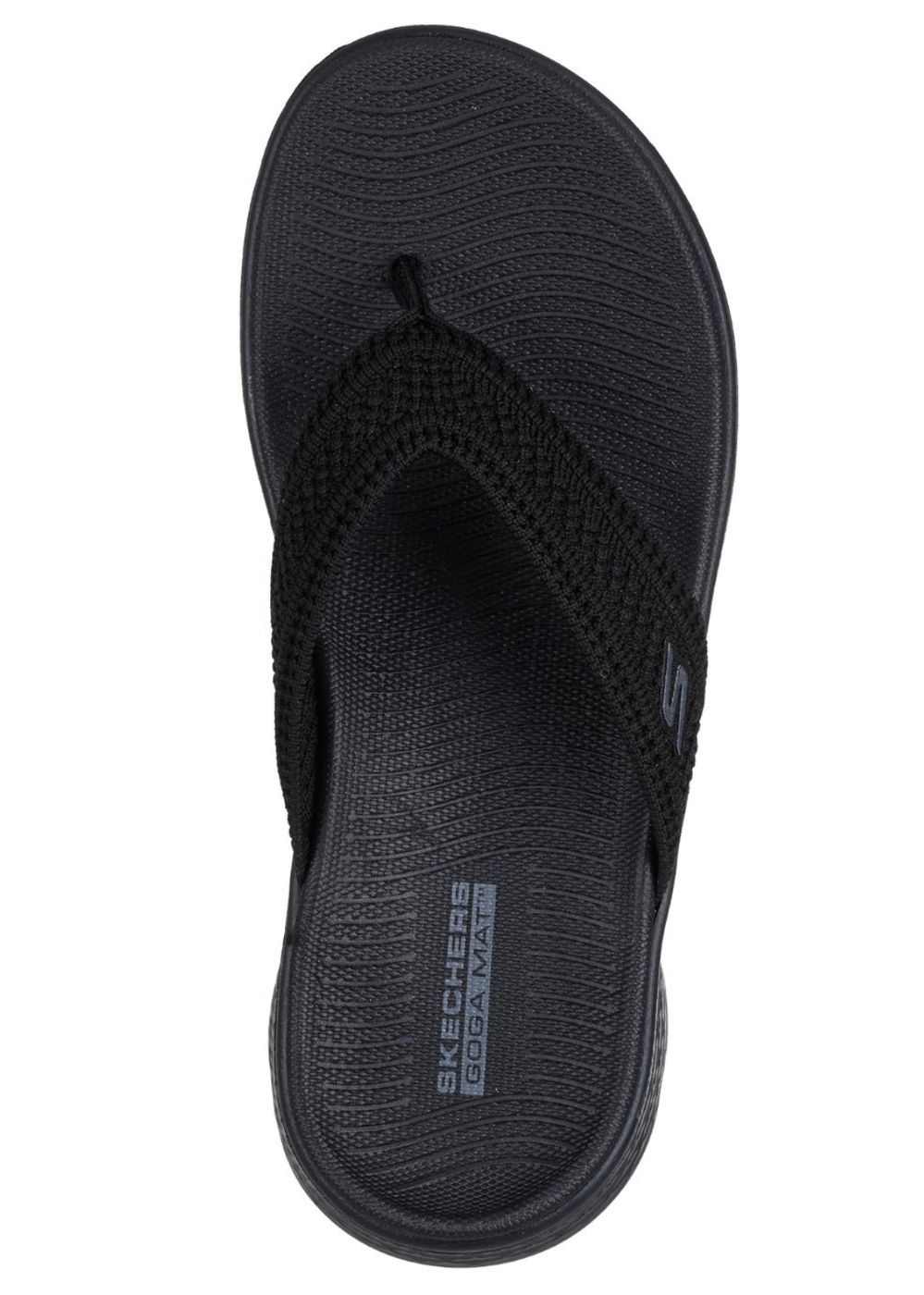 Skechers Go Walk Flex Holly Flip Flops Black