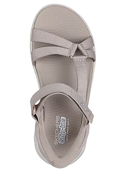 Skechers Go Walk Flex Illuminate Sandals Taupe