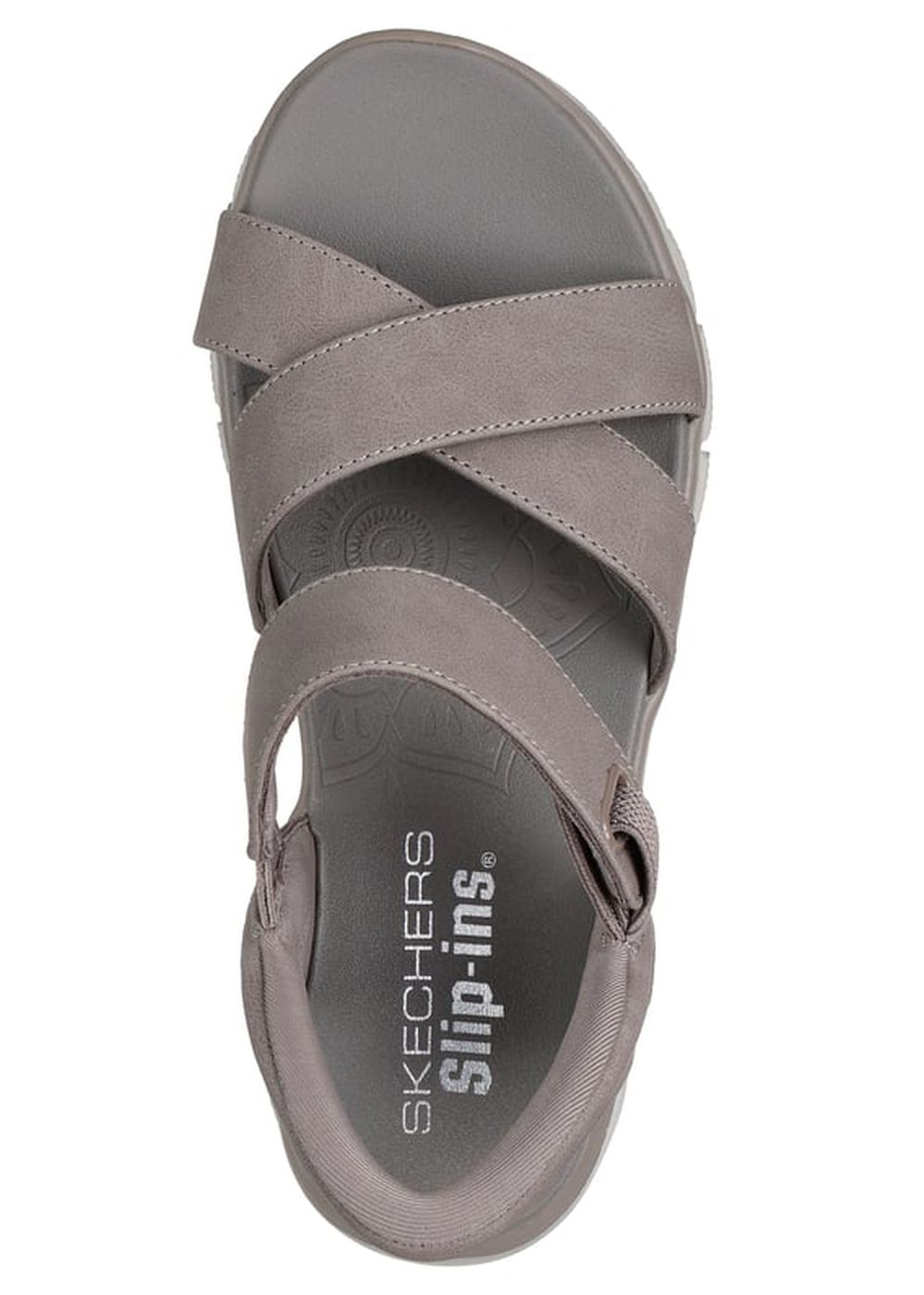 Skechers Easy Going Somewhere Sunny Sandals Taupe