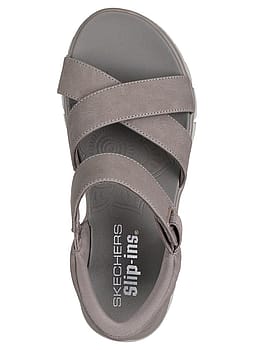 Skechers Easy Going Somewhere Sunny Sandals Taupe