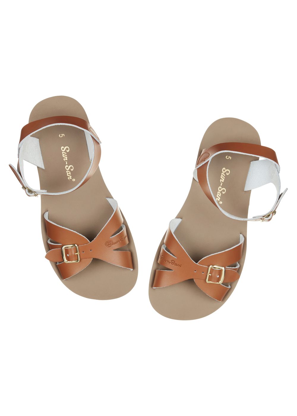Salt-Water Boardwalk Sandals Tan