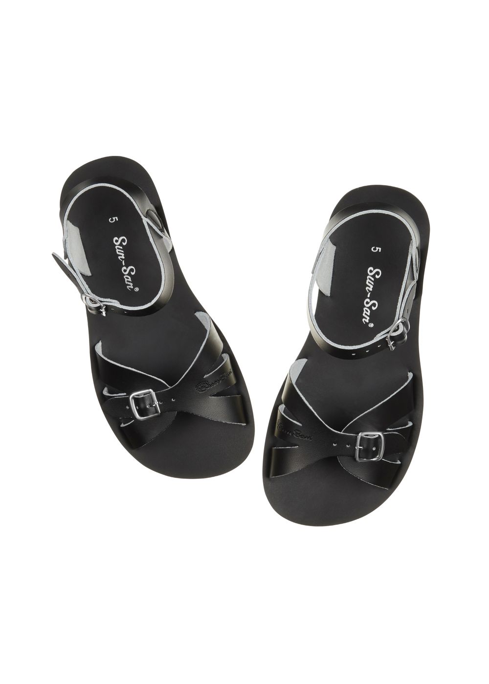 Salt-Water Boardwalk Sandals Black