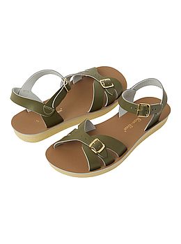 Salt-Water Boardwalk Sandals Olive