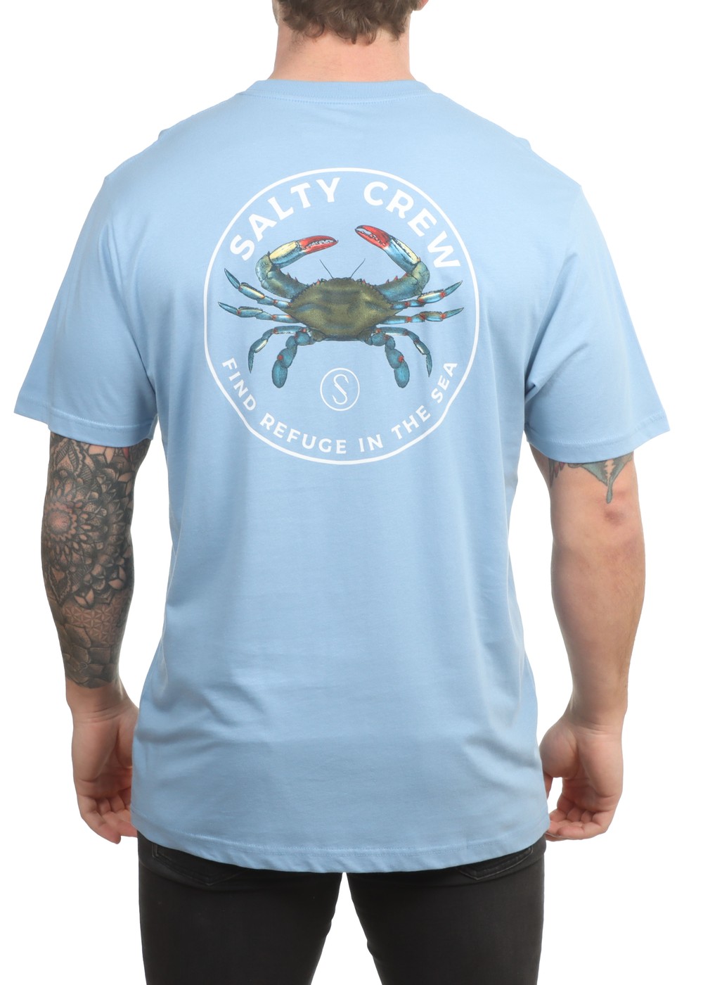 Salty Crew Blue Crabber Tee Marine Blue