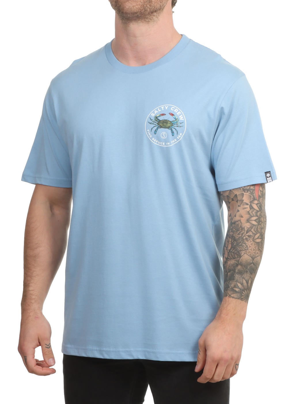 Salty Crew Blue Crabber Tee Marine Blue