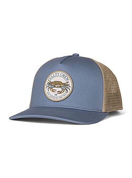 Salty Crew Jimmy Trucker Cap Pilot Blue Khaki