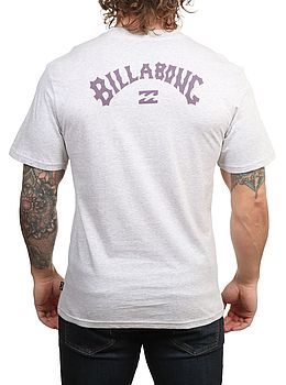 Billabong Arch Wave Tee Grey Heather