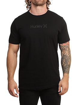 Hurley Organic One And Only Tee Black Gray