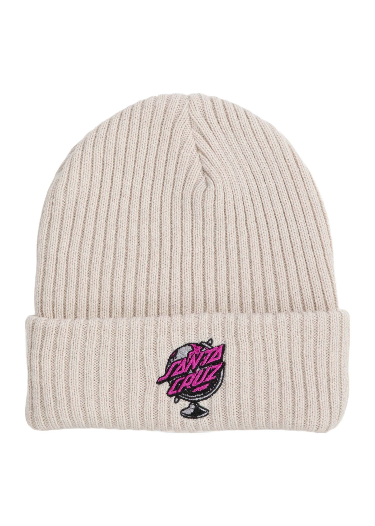 Santa Cruz Knibbs Cryptic World Beanie Warm Grey